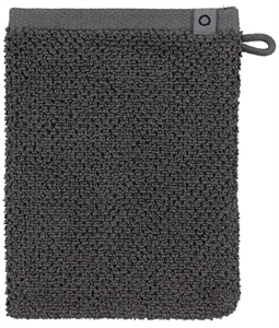 Essenza vaskehandske - 16x22 cm - Grå - 100% økologisk bomuld - Connect uni bløde vaskeklude